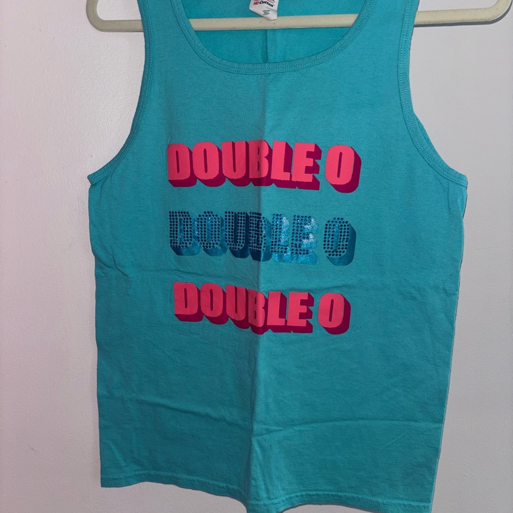 Double O Tank Top - Blue